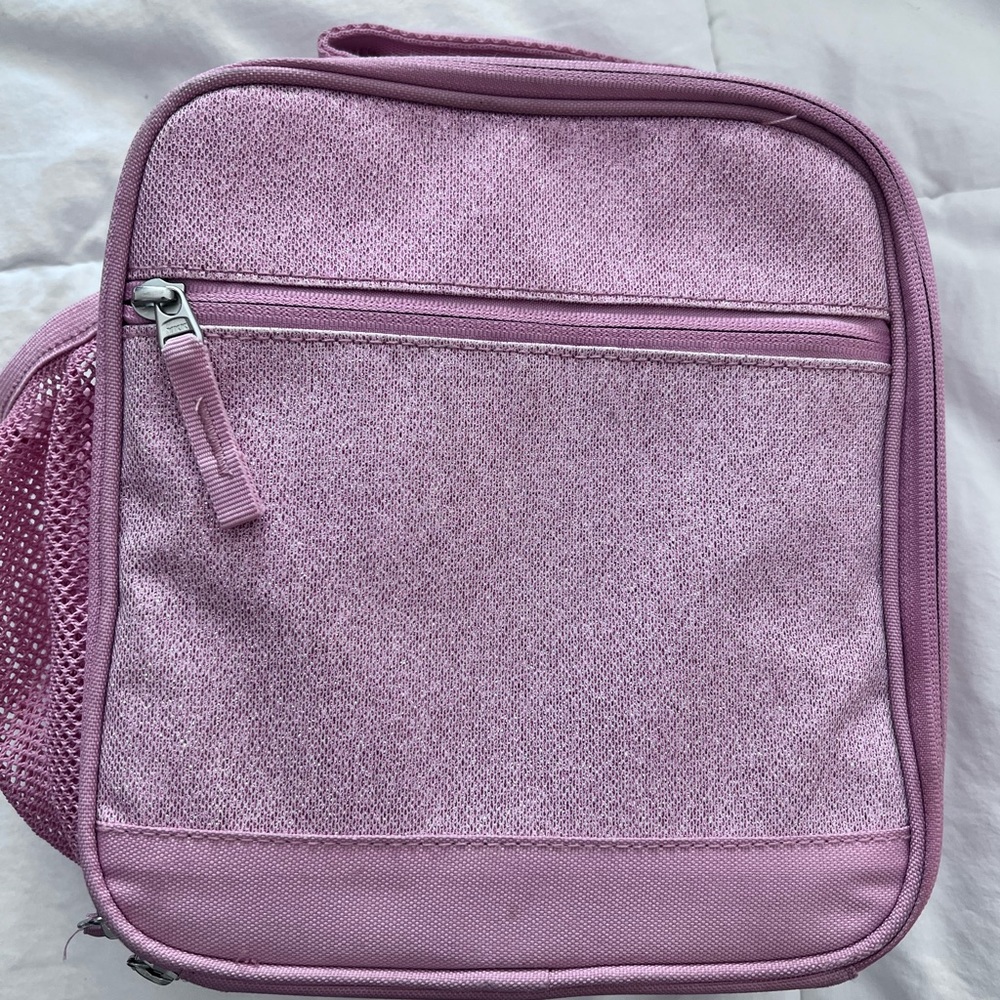 Pottery Barn Kids Mackenzie Pink Sparkle Glitter Lunch Boxes Classic